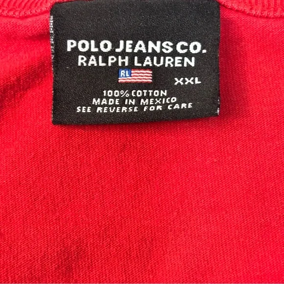 Ralph Lauren Men’s USA Flag Red Sleeveless Cotton Tank Top Size XXL - Picture 3 of 7